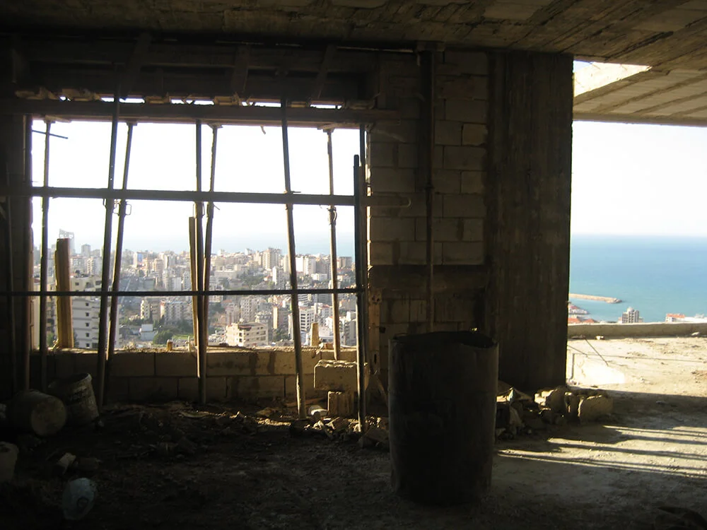 Interior during structural phase